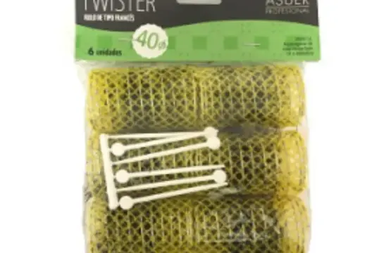 Asuer Twister Rulo de Tipo Francés 40mm 6ud